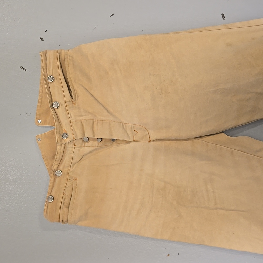 Men's Tan Pants Wah Maker Vintage Faded Canvas Pants Waist 36 - Picture 11 of 11